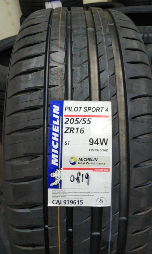 205/55 ZR16 Michelin Pilot Sport 4