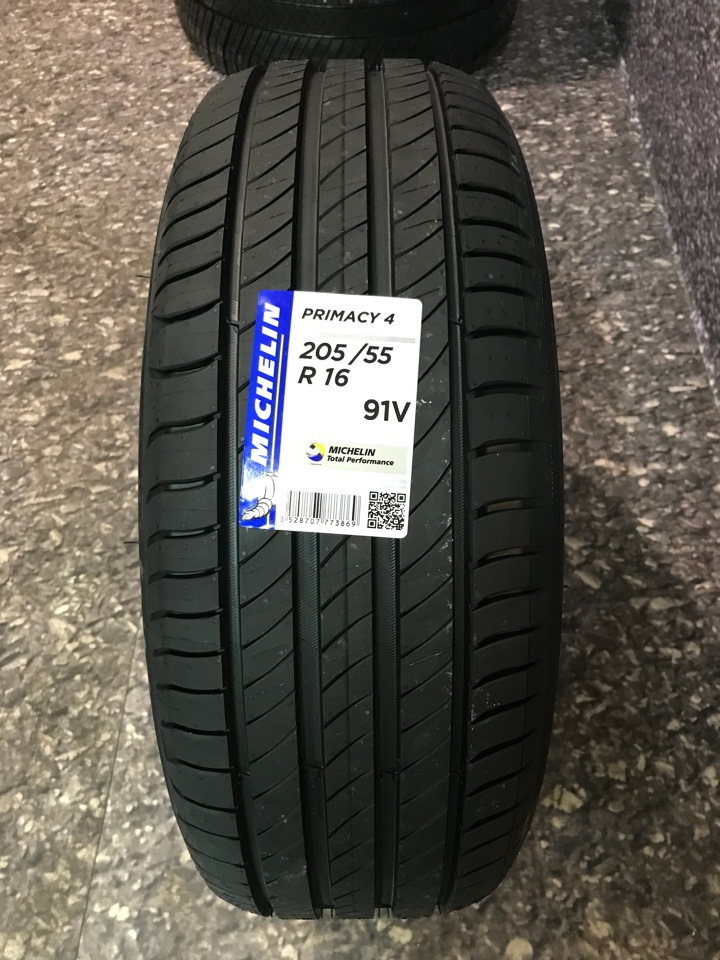 michelin primacy 4 plus 205 55 r16 91v