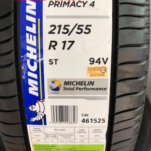 215/55 R17 – Michelin Primacy 4+ MI