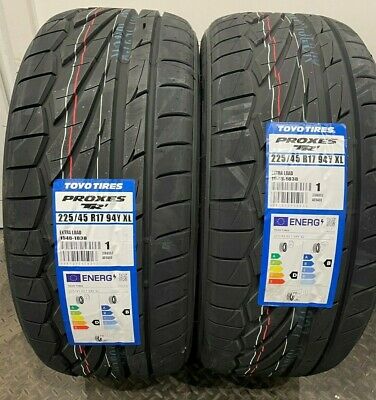 2X New 225 45 17 TOYO PROXES COMFORT 94V 2254517 225/45R17 *C/A RATED* (2  TYRES)